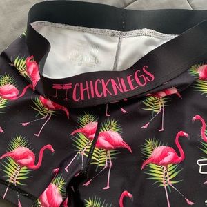 Women’s XS CHICKNLEGS Flamingo Spandex